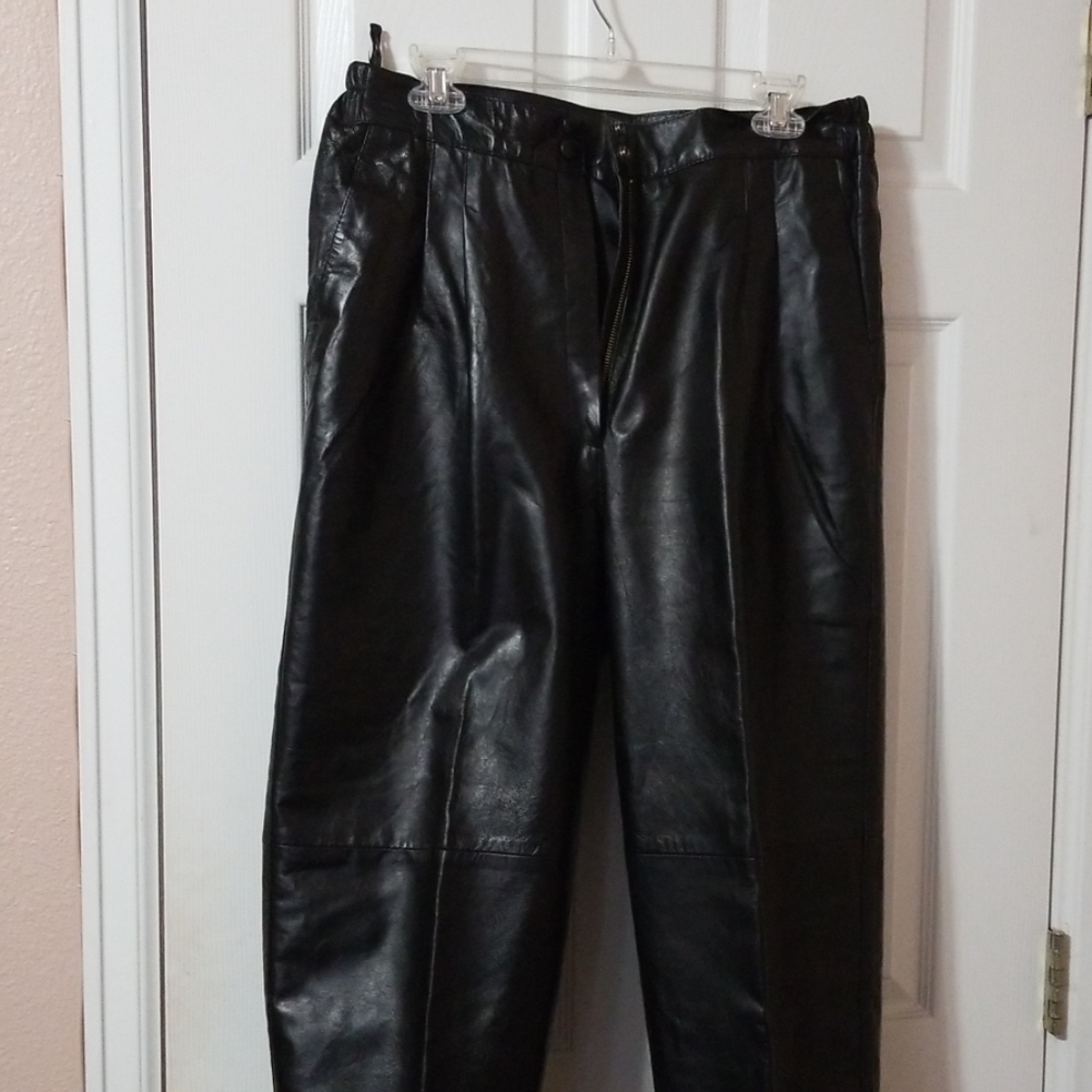 Leather pants